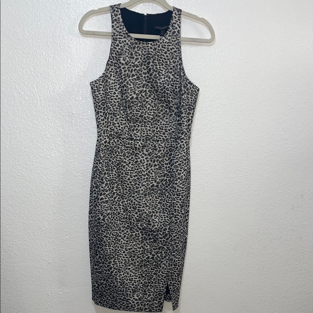 Banana Republic Animal Print Midi Dress